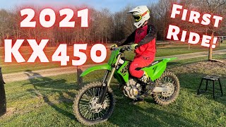 2021 Kawasaki KX450 - First Ride at MX Acres