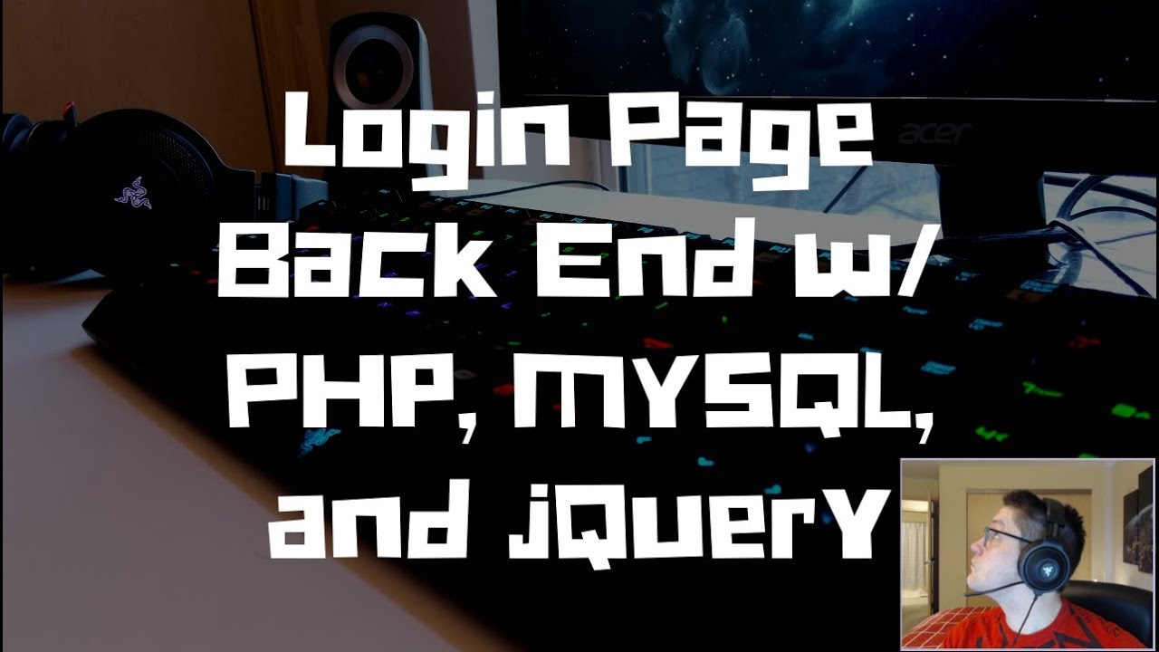 User Login with PHP, MySQL, and jQuery