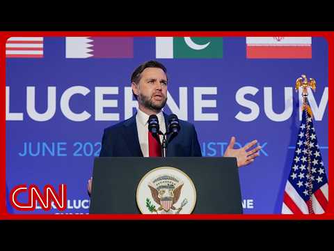 Live: VP Vance gives update after meeting with Iran, Pakistan and Qatar