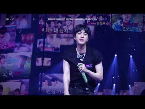 [4K] 250806 TO ME, TODAY 오늘의 나에게 💙🎸⚡️ #RUNSEOKJIN_EP.TOUR IN LONDON DAY 2 방탄소년단 진 직캠
