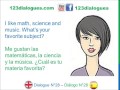 Dialogue 28 - Inglés Spanish - Favorite subject ...