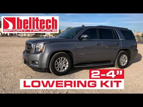 Belltech 1020SP Lowering Kit Installed On A 2018 Yukon For A Veteran