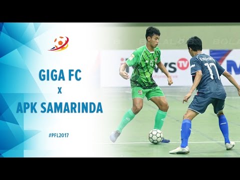 Giga FC Kota Metro (2) vs (1) APK Samarinda - Highlight Pro Futsal League 2017
