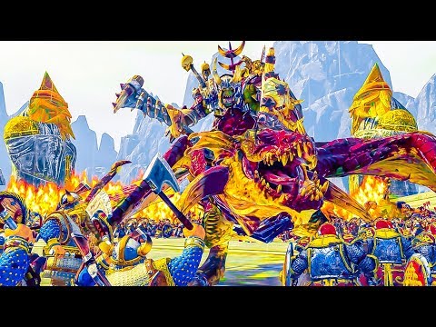 Dwarfs ⚔️ Greenskins - BATTLE FOR KARAK KADRIN - Epic Cinematic Battle Movie