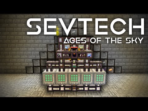 SevTech: Ages of the Sky Ep. 57 Ingot Autocrafting + Paperclip Overload