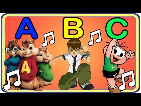 MÚSICA DO ALFABETO só com PERSONAGENS INFANTIS (ABC dos DESENHOS)