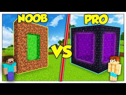 PORTALE NOOB CONTRO PORTALE PRO! - Minecraft ITA
