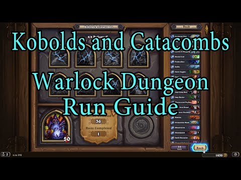 Hearthstone: Kobolds and Catacombs Warlock Dungeon Run Guide