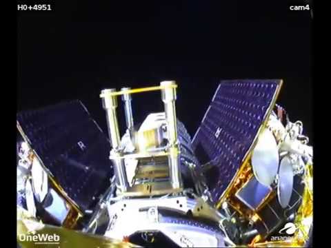 VS21 Onboard cameras provide a rocket’s view of the 1st launch for OneWeb constellation-