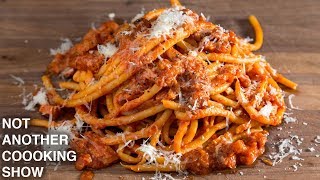 AUTHENTIC BUCATINI ALL AMATRICIANA