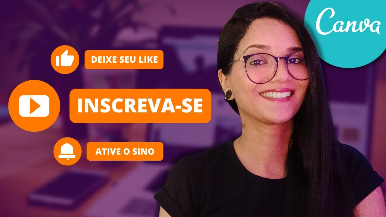 COMO FAZER BOTÃO DE INSCREVA-SE PERSONALIZADO NO CANVA  | LOWER THIRD