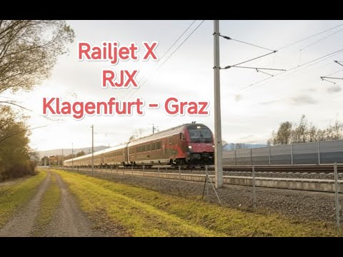RJX Klagenfurt nach Graz Railjet X (Koralmbahn)