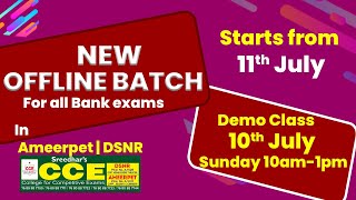 Best Bank Coaching Center in Hyderabad Telangana For Bank PO/Clerk, IBPS RRB PO/Clerk Exams