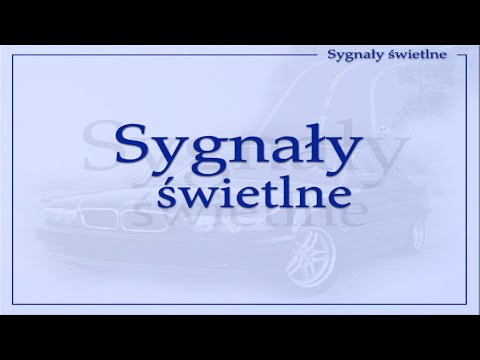 SYGNAŁY ŚWIETLNE Pełny temat z programu  „Nauka Jazdy Abes”