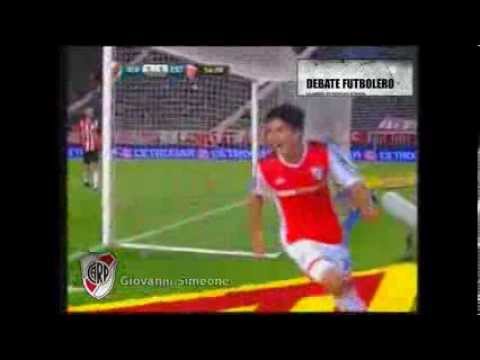 Gol Giovanni Simeone - River Plate 1 Vs Estudiantes (LP) 1 - Pirelli 2014