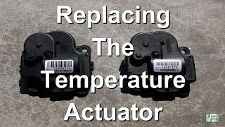 How To Replace The Passenger Temperature Actuator - Impala Grand Prix Lacrosse.