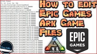 How to Configure the Ark Survival Evolved Game files on EPIC Games