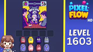 Pixel Flow Level 1603 Solution Walkthrough