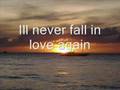I'll never fall in love again - elvis costello 