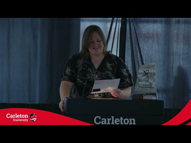 Watch Video: Carleton Therapy Dog Convocation Ceremony 2