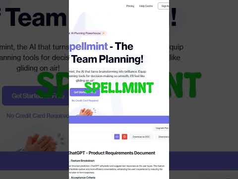 AI Tools - Spellmint #shorts