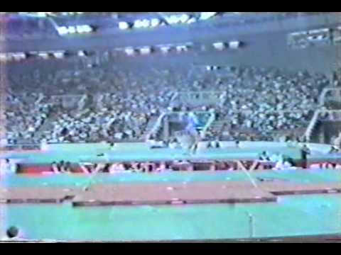 8th T FRG Astrid Beckers BB   1983 World Gymnastics Championships 9 700