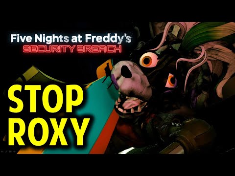 Stop Roxy & Upgrade Freddy with Roxy's Eyes | FNAF Security Breach (Roxy Boss Fight)