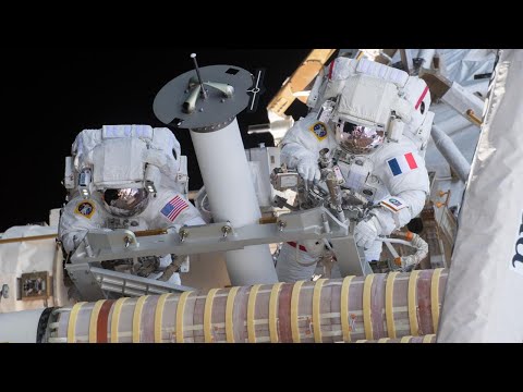 SUIT ISSUE AND GREAT VIEWS – HIGHLIGHTS of iROSA Spacewalk 74 – Pesquet / Kimbrough (16.06.2021)