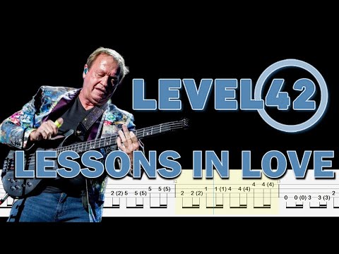 Level 42 - Lessons In Love (Bass Tabs | Notation)  @ChamisBass  #chamisbass #level42 #level42bass
