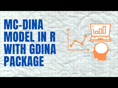 MC-DINA (CDM) model in R with GDINA