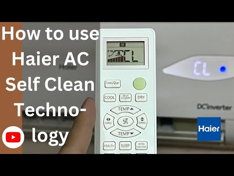 Self Clean Haier AC Technology Step by Step Process
