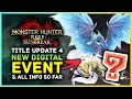 Monster Hunter Rise Sunbreak - New Digital Event Revealed & Everything We Know About Title Update 4
