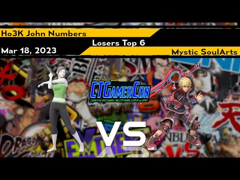 CT Gamercon 6 Top 6 - John Numbers (Wii Fit Trainer) vs SoulArts (Shulk) - SSBU Ultimate Tournament