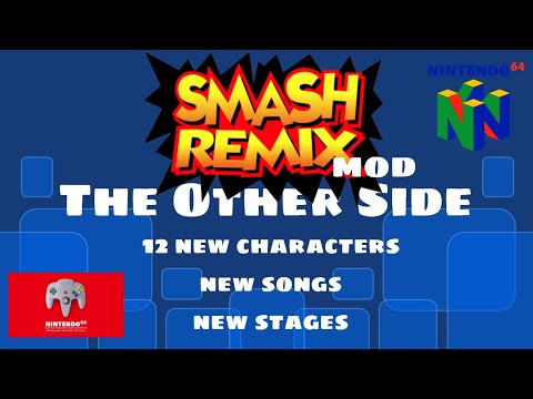 SMASH REMIX 1.5.2 mod for Super Smash Bros 64 (added characters, stages, and songs) played on NSO 64