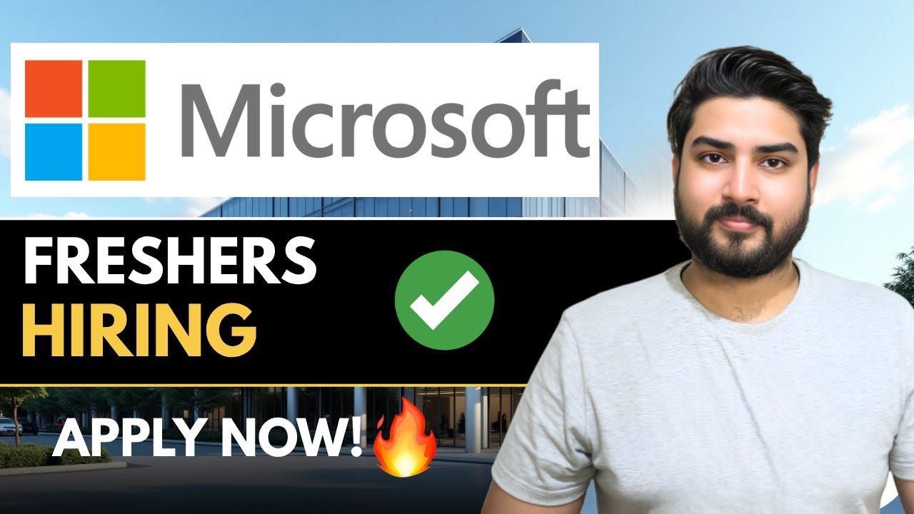 Microsoft Hiring Freshers🔥Apply Now | 2025,2024