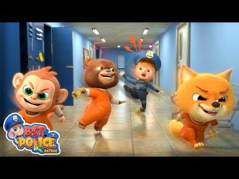A Shocking Prison Break Adventure | Cartoon animation for kids | BST Police Patrol