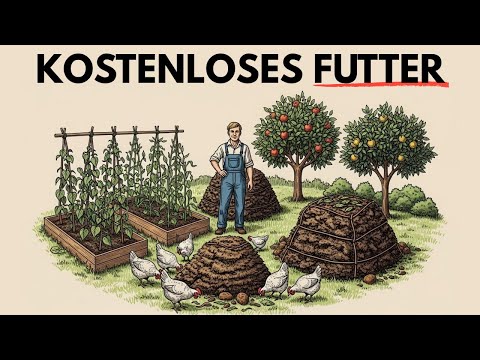 KOSTENLOSES Hühnerfutter das ganze Jahr: Die 3-System-Methode für Selbstversorger