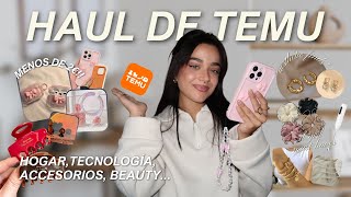 SÚPER HAUL DE TEMU *COSAS DE 2€* | ¡Vas a quererlo todo! Accesorios, hogar, fundas, joyas...