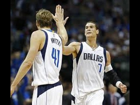 Dirk Nowitzki and Dwight Powell highlights vs Denver Nuggets (11.28.2015)