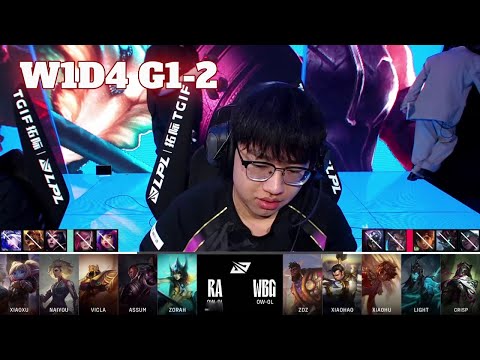 WBG vs RA - Game 2 | Week 1 Day 4 LPL Spring 2024 | Weibo Gaming vs Rare Atom G2