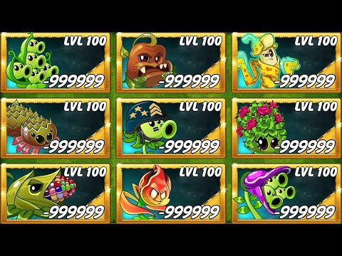 Random 35 Newest & PEA Plants vs All Zombies - Who Will Win? - PvZ 2 Plant vs Plant