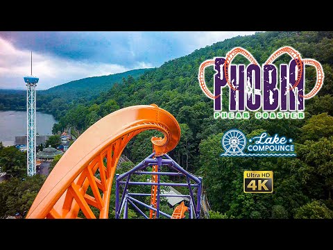 Front row point of view footage of Phobia Phear Coaster