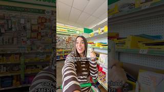 CAN WE MAKE A $20 EMERGENCY KIT! ✨✏️🎀🩸🤯🎒 #shopwithme #challenge #backtoschool #emergencykit