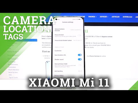 How to Enable Camera Location Tags in XIAOMI Mi 11 – Add Location Option