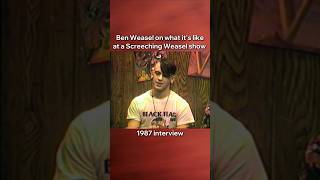Ben Weasel: What happens at a Screeching Weasel show #screechingweasel #interview #benweasel #punk