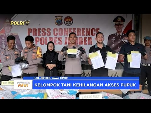 POLRES JEMBER BONGKAR PENYIMPANGAN DISTRIBUSI PUPUK SUBSIDI