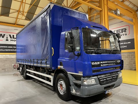 New In Stocklist For Sale: DAF CF75 310 EURO 5, 6 X 2 26 TONNE CURTAINSIDER – 2013 – YB63 EFZ