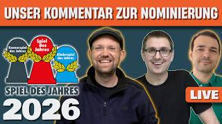 Spiel des Jahres 2026 - Unser Kommentar zur Nominierungsliste