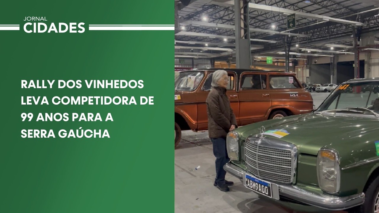 Rally dos Vinhedos leva competidora de 99 anos para a Serra Gaúcha