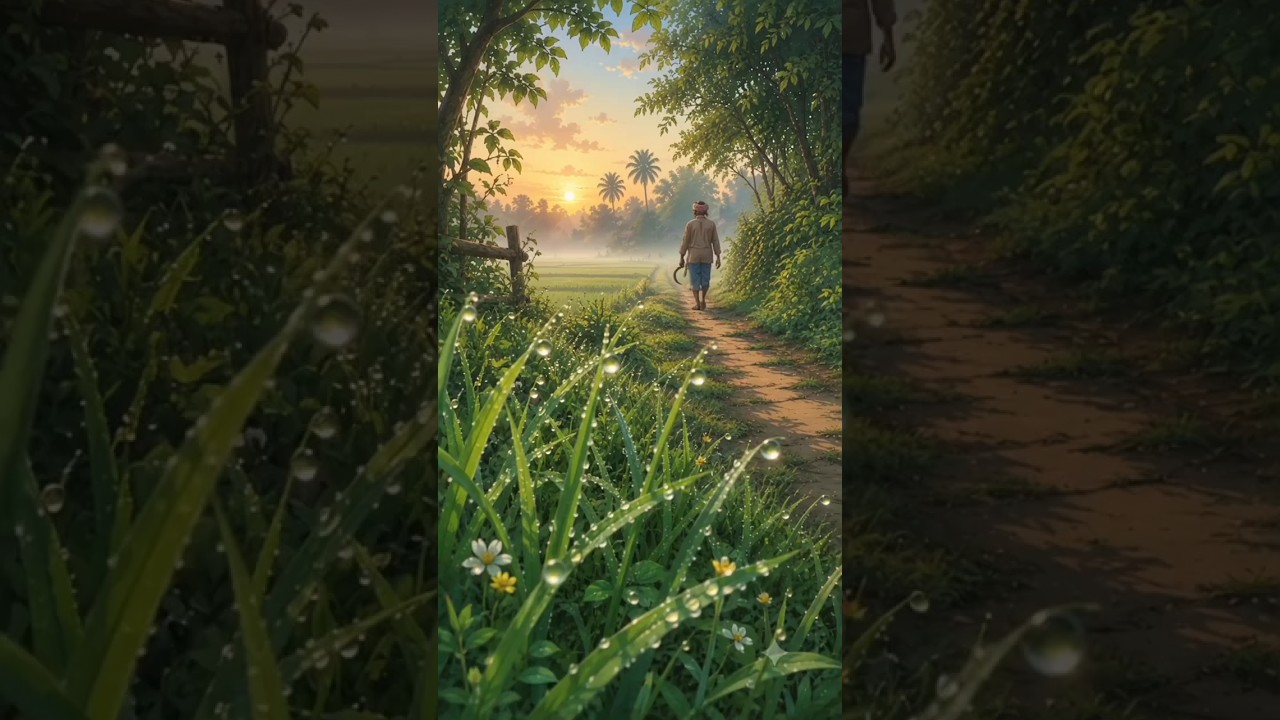 Late Autumn 🍁| Six Seasons of Bengal (part 4)| #shorts #youtubeshorts #aianimation #rurallife